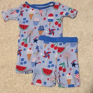 Little Sleepies Colorful Kids Pajama Set